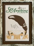 Say Anything – …Is a Real Boy 20th Anniversary Poster (Signed by Max Bemis)