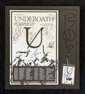 Underoath Blind Obedience Tour Signed Poster + VIP Pass (Denver 2023) – Framed
