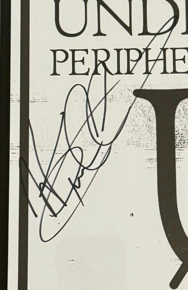 Underoath Blind Obedience Tour Signed Poster + VIP Pass (Denver 2023) – Framed