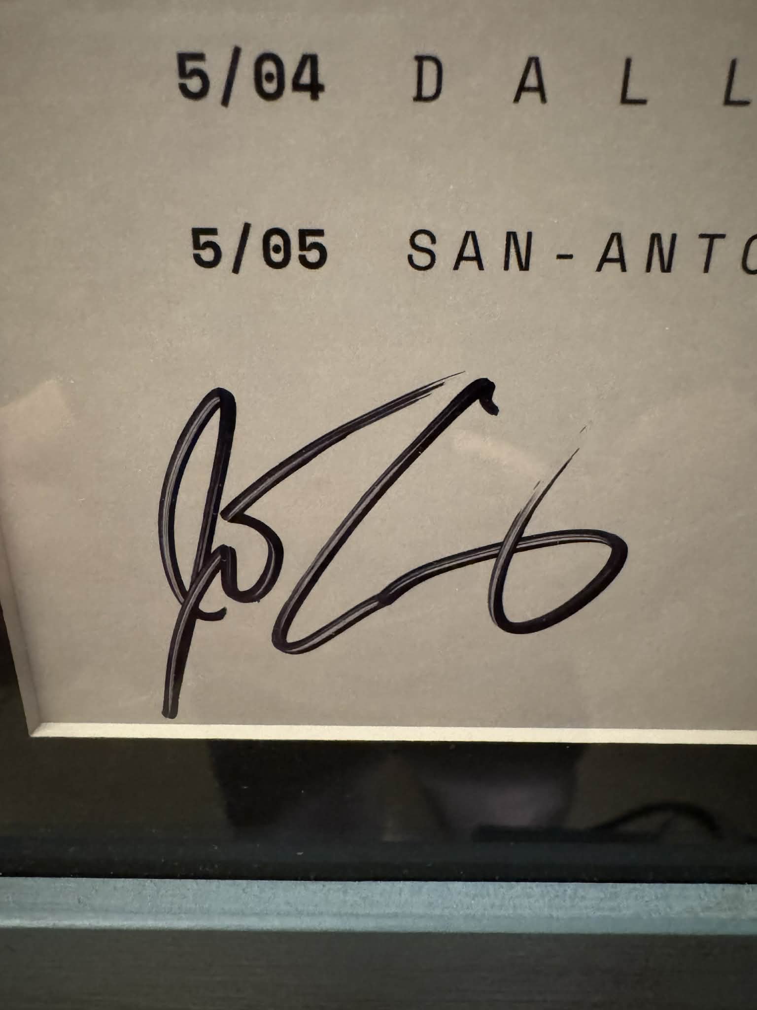 ERRA – Cure North America Tour 2024 Signed Poster | Denver Show | Professionally Frame