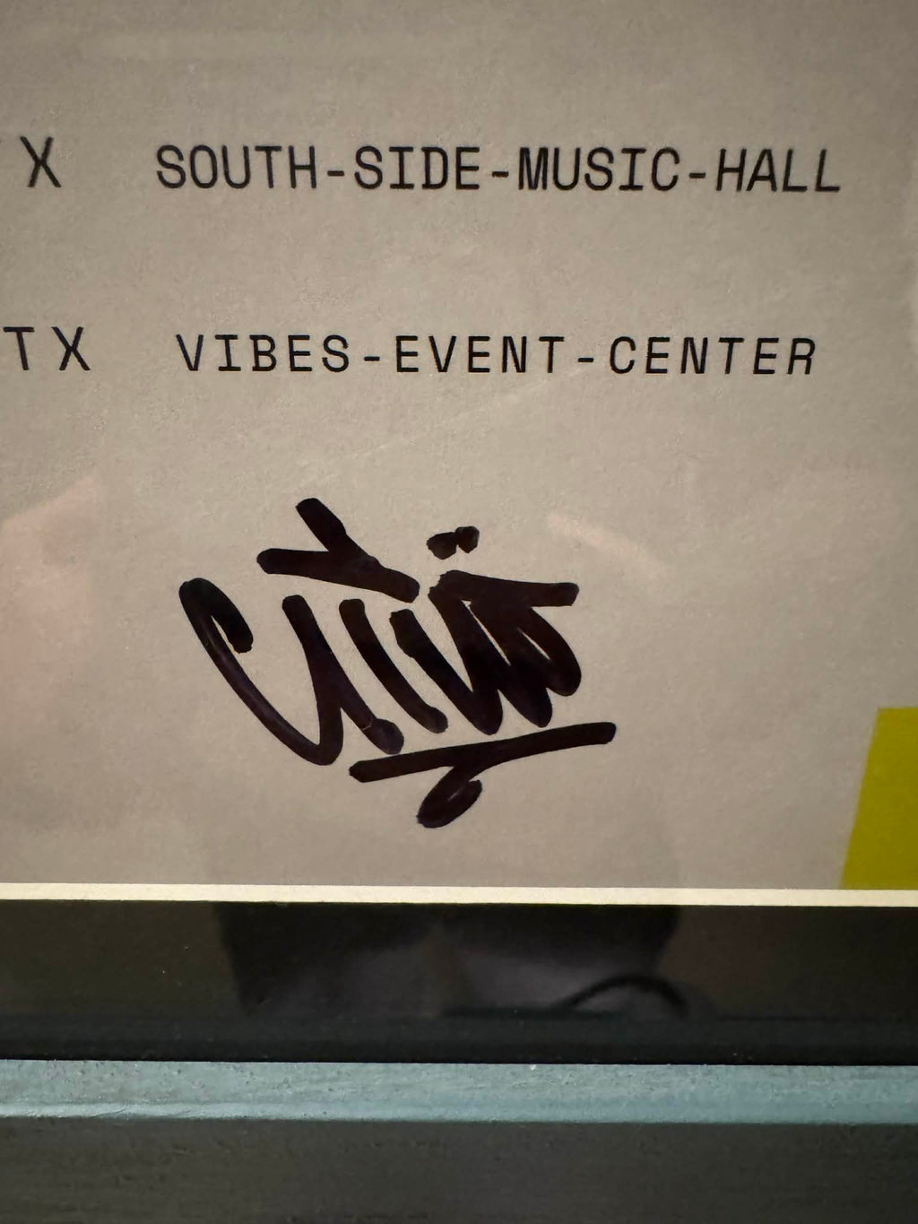 ERRA – Cure North America Tour 2024 Signed Poster | Denver Show | Professionally Frame