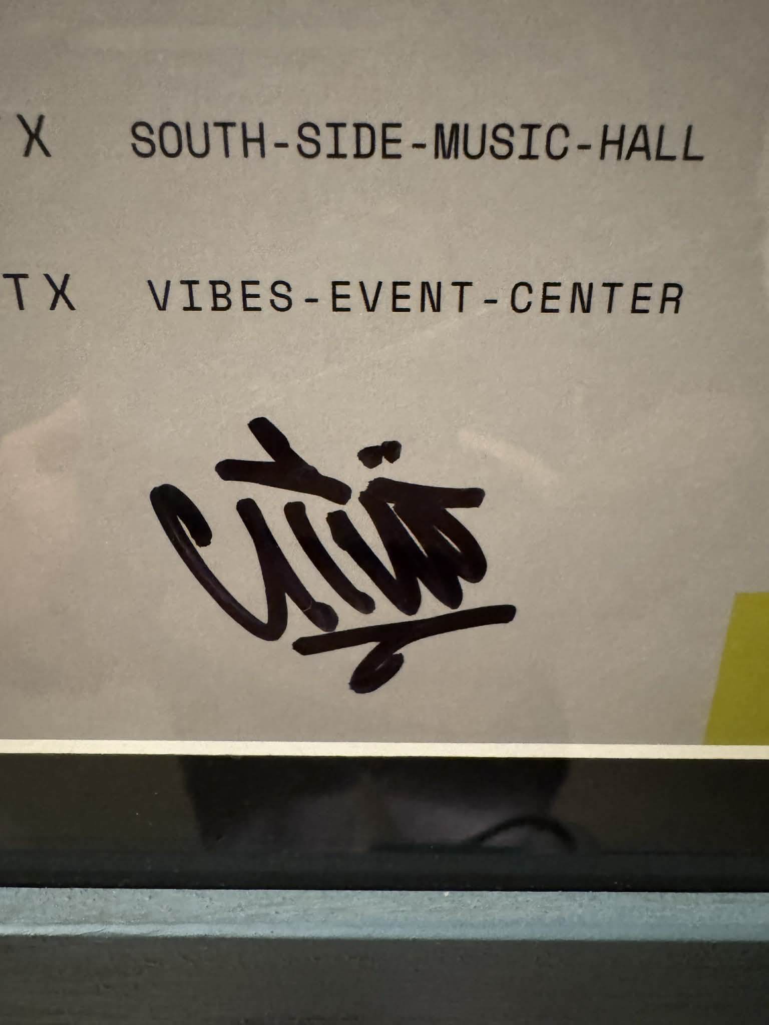 ERRA – Cure North America Tour 2024 Signed Poster | Denver Show | Professionally Frame